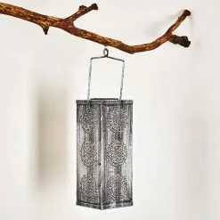 Hofstein Ajman Solarleuchte LED Silber, Kupferfarben, 1-flammig -Günstiges Solarleuchten Geschäft ajman solarleuchte h3327609 14