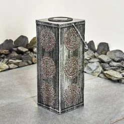 Hofstein Ajman Solarleuchte LED Silber, Kupferfarben, 1-flammig -Günstiges Solarleuchten Geschäft ajman solarleuchte h3327609 15