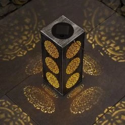 Hofstein Ajman Solarleuchte LED Silber, Kupferfarben, 1-flammig -Günstiges Solarleuchten Geschäft ajman solarleuchte h3327609 20