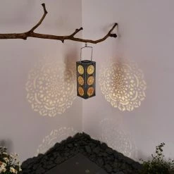 Hofstein Ajman Solarleuchte LED Silber, Kupferfarben, 1-flammig -Günstiges Solarleuchten Geschäft ajman solarleuchte h3327609 4