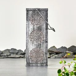 Hofstein Ajman Solarleuchte LED Silber, Kupferfarben, 1-flammig -Günstiges Solarleuchten Geschäft ajman solarleuchte h3327609 6