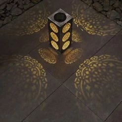 Hofstein Ajman Solarleuchte LED Silber, Kupferfarben, 1-flammig -Günstiges Solarleuchten Geschäft ajman solarleuchte h3327609 7