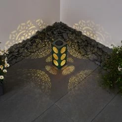 Hofstein Ajman Solarleuchte LED Gr&uuml;n, Kupferfarben, 1-flammig -Günstiges Solarleuchten Geschäft ajman solarleuchte h3327623 13