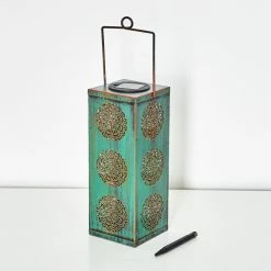 Hofstein Ajman Solarleuchte LED Gr&uuml;n, Kupferfarben, 1-flammig -Günstiges Solarleuchten Geschäft ajman solarleuchte h3327623 14