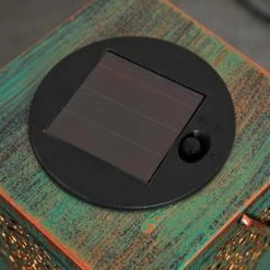 Hofstein Ajman Solarleuchte LED Gr&uuml;n, Kupferfarben, 1-flammig -Günstiges Solarleuchten Geschäft ajman solarleuchte h3327623 17