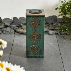 Hofstein Ajman Solarleuchte LED Gr&uuml;n, Kupferfarben, 1-flammig -Günstiges Solarleuchten Geschäft ajman solarleuchte h3327623 2