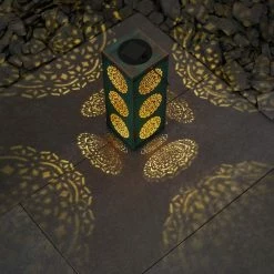 Hofstein Ajman Solarleuchte LED Gr&uuml;n, Kupferfarben, 1-flammig -Günstiges Solarleuchten Geschäft ajman solarleuchte h3327623 6