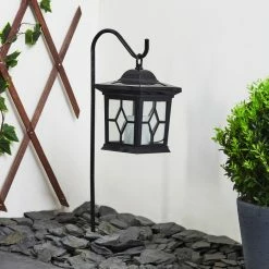 Hofstein Alavas Solarwegeleuchte LED Schwarz, 1-flammig -Günstiges Solarleuchten Geschäft alavas solarwegeleuchte h3420225 11