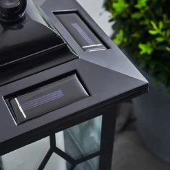 Hofstein Alavas Solarwegeleuchte LED Schwarz, 1-flammig -Günstiges Solarleuchten Geschäft alavas solarwegeleuchte h3420225 2