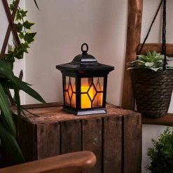 Hofstein Alavas Solarwegeleuchte LED Schwarz, 1-flammig -Günstiges Solarleuchten Geschäft alavas solarwegeleuchte h3420225 6