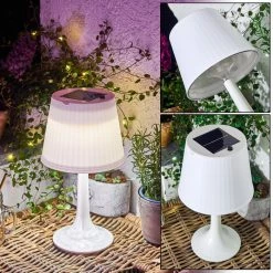 Hofstein Albenga Solarleuchte LED Weiß, 1-flammig