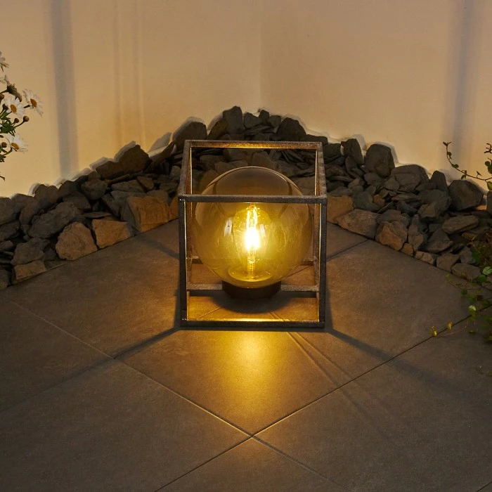 Hofstein Albuquerque Solarleuchte LED Silber, 1-flammig 5 Hofstein Albuquerque Solarleuchte LED Silber, 1-flammig – Bild 3