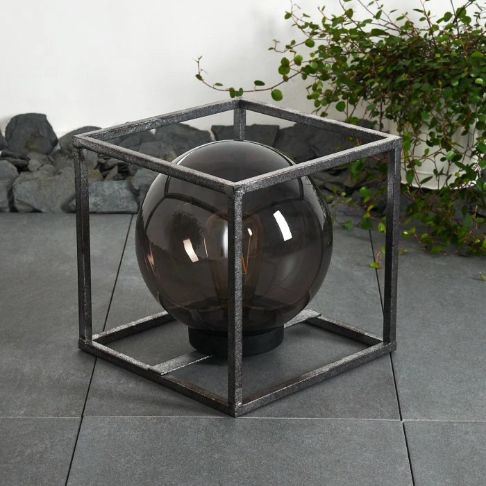 Hofstein Albuquerque Solarleuchte LED Silber, 1-flammig 6 Hofstein Albuquerque Solarleuchte LED Silber, 1-flammig – Bild 4