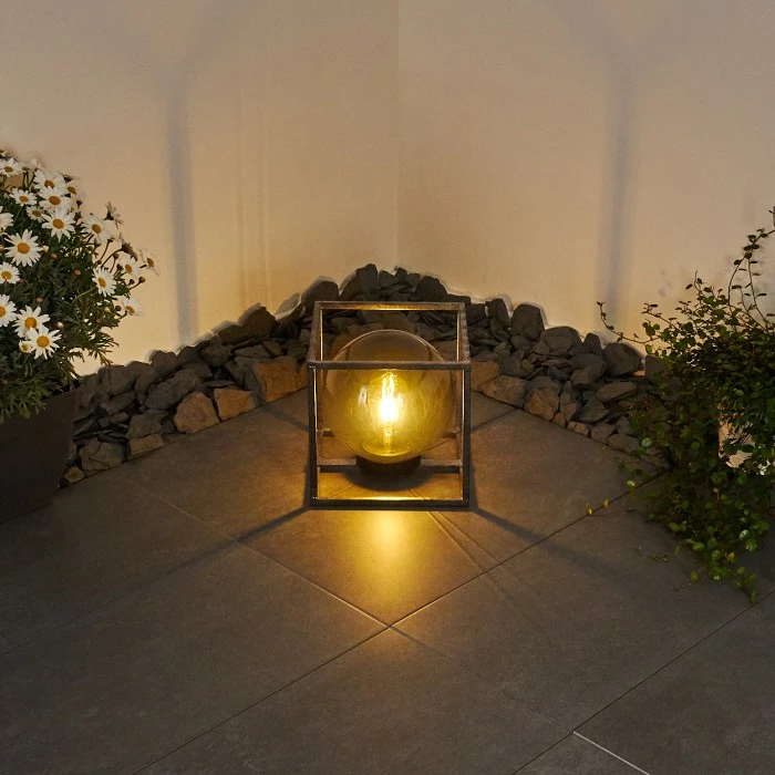 Hofstein Albuquerque Solarleuchte LED Silber, 1-flammig 9 Hofstein Albuquerque Solarleuchte LED Silber, 1-flammig – Bild 7