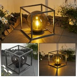 Hofstein Albuquerque Solarleuchte LED Silber, 1-flammig