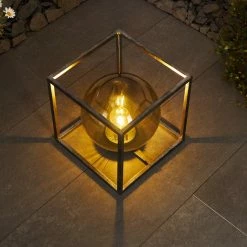 Hofstein Albuquerque Solarleuchte LED Silber, 1-flammig -Günstiges Solarleuchten Geschäft albuquerque solarleuchte h3331828 12