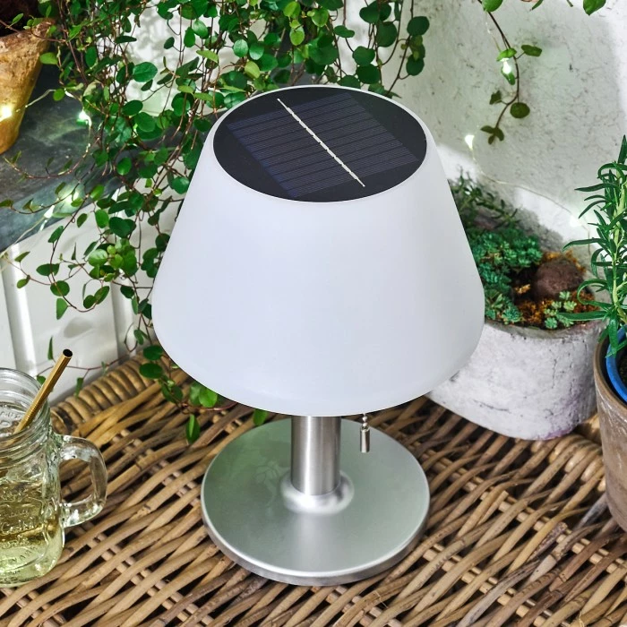 Hofstein Alcudia Solarleuchte LED Weiß, 1-flammig 8 Hofstein Alcudia Solarleuchte LED Weiß, 1-flammig – Bild 6