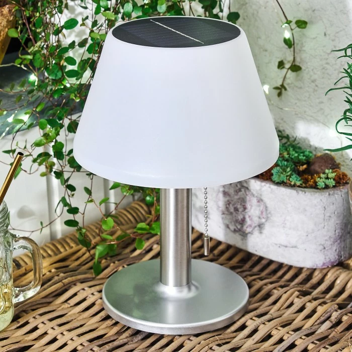 Hofstein Alcudia Solarleuchte LED Weiß, 1-flammig 11 Hofstein Alcudia Solarleuchte LED Weiß, 1-flammig – Bild 9