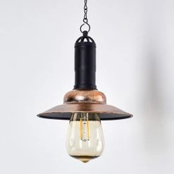 Hofstein Anaheim Solar-Hängeleuchte LED Schwarz, Kupferfarben, 1-flammig -Günstiges Solarleuchten Geschäft anaheim solar haengeleuchte h3328392 15