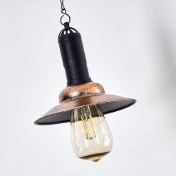 Hofstein Anaheim Solar-Hängeleuchte LED Schwarz, Kupferfarben, 1-flammig -Günstiges Solarleuchten Geschäft anaheim solar haengeleuchte h3328392 6