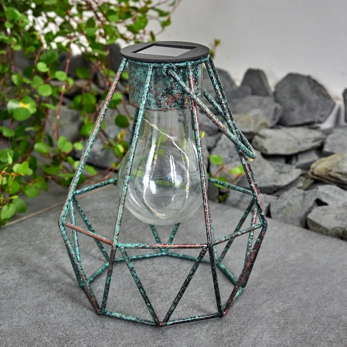 Hofstein Andalo Solarleuchte LED Grün, Rostfarben, 1-flammig 14 Hofstein Andalo Solarleuchte LED Grün, Rostfarben, 1-flammig – Bild 12