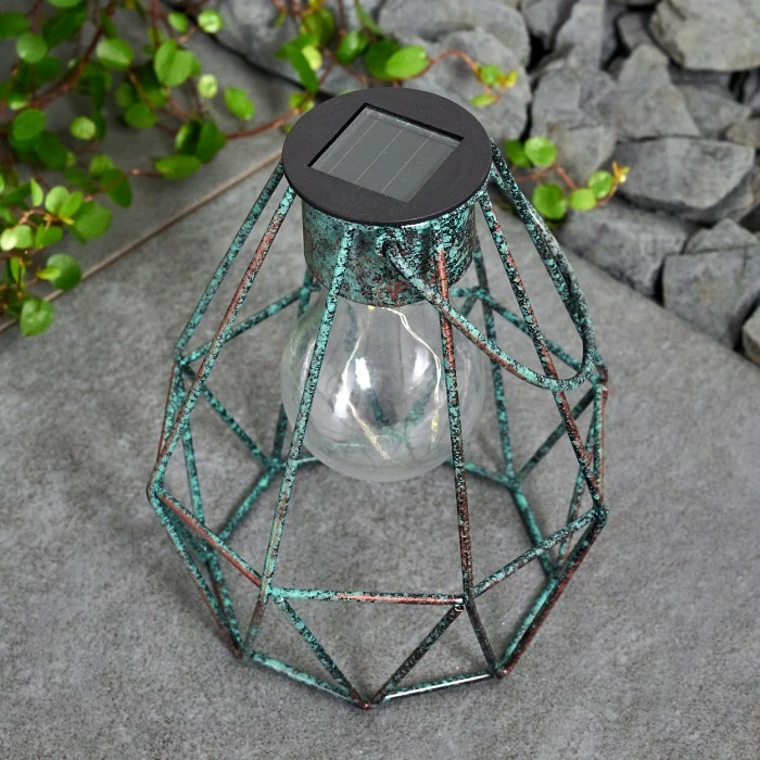 Hofstein Andalo Solarleuchte LED Grün, Rostfarben, 1-flammig 17 Hofstein Andalo Solarleuchte LED Grün, Rostfarben, 1-flammig – Bild 15