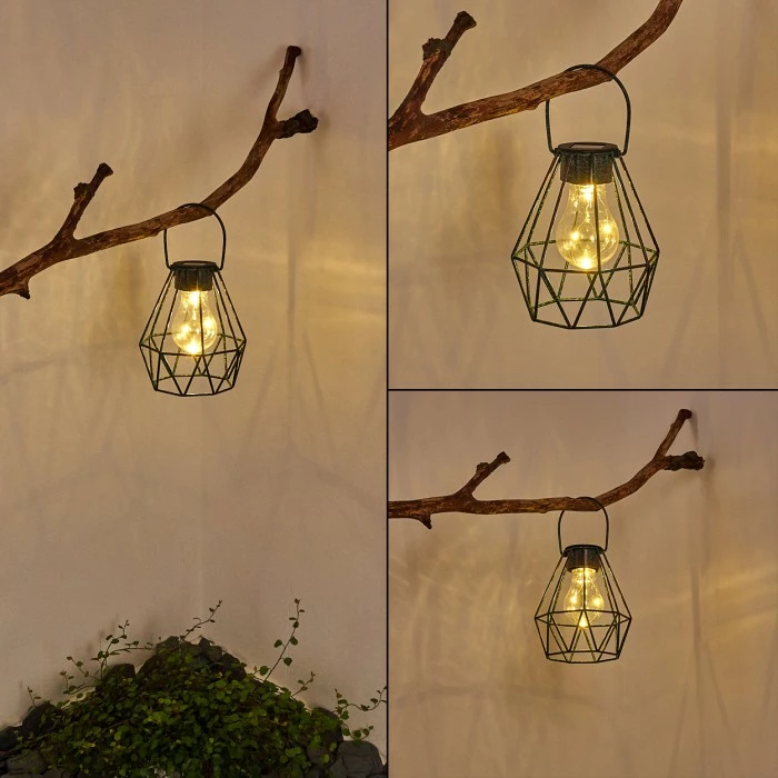 Hofstein Andalo Solarleuchte LED Grün, Rostfarben, 1-flammig 8 Hofstein Andalo Solarleuchte LED Grün, Rostfarben, 1-flammig – Bild 6