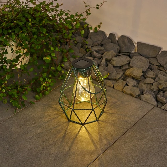 Hofstein Andalo Solarleuchte LED Grün, Rostfarben, 1-flammig 10 Hofstein Andalo Solarleuchte LED Grün, Rostfarben, 1-flammig – Bild 8