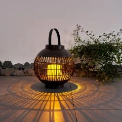 Hofstein Aosta Solarleuchte LED Braun, 1-flammig 16 Hofstein Aosta Solarleuchte LED Braun, 1-flammig -Günstiges Solarleuchten Geschäft aosta solarleuchte h3328453 6