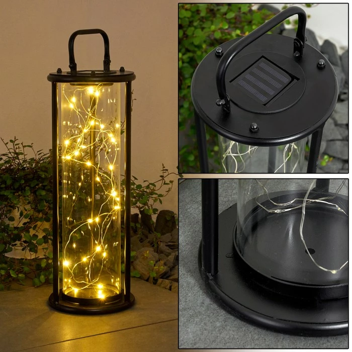 Hofstein Aracaju Solarleuchte LED Schwarz, 1-flammig 3 Hofstein Aracaju Solarleuchte LED Schwarz, 1-flammig