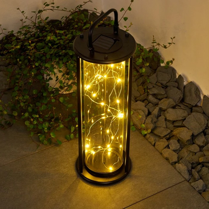 Hofstein Aracaju Solarleuchte LED Schwarz, 1-flammig 5 Hofstein Aracaju Solarleuchte LED Schwarz, 1-flammig – Bild 3