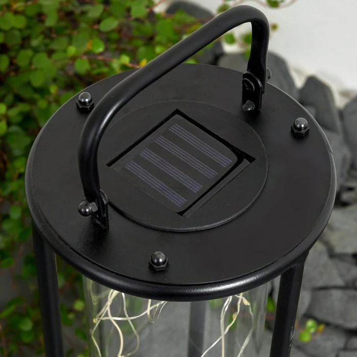 Hofstein Aracaju Solarleuchte LED Schwarz, 1-flammig 11 Hofstein Aracaju Solarleuchte LED Schwarz, 1-flammig – Bild 9