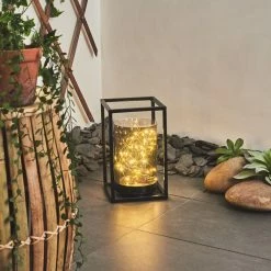 Hofstein Aracaju Solarleuchte LED Schwarz, 40-flammig -Günstiges Solarleuchten Geschäft aracaju solarleuchte h3427002 11