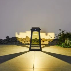 Hofstein Arnhem Solarleuchte LED Schwarz, 1-flammig -Günstiges Solarleuchten Geschäft arnhem solarleuchte h3331989 13