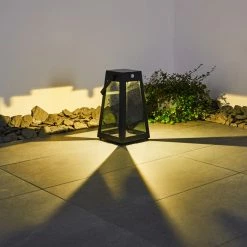 Hofstein Arnhem Solarleuchte LED Schwarz, 1-flammig -Günstiges Solarleuchten Geschäft arnhem solarleuchte h3331989 9