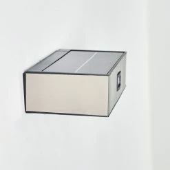 Hofstein Attu Aussenwandleuchte Solar LED Nickel-Matt, 1-flammig -Günstiges Solarleuchten Geschäft attu aussenwandleuchte solar h3080269 11