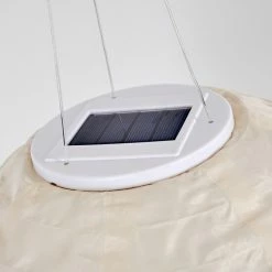 Hofstein Augusta Solar-H&auml;ngeleuchte LED Cremefarben, 1-flammig -Günstiges Solarleuchten Geschäft augusta solar haengeleuchte h3332023 13