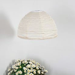 Hofstein Augusta Solar-H&auml;ngeleuchte LED Cremefarben, 1-flammig -Günstiges Solarleuchten Geschäft augusta solar haengeleuchte h3332023 2