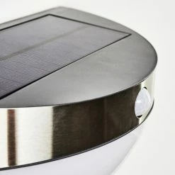 Hofstein Basra Solarleuchte LED Chrom, 1-flammig, Bewegungsmelder -Günstiges Solarleuchten Geschäft basra solarleuchte h3304921 do1 11