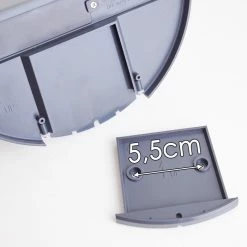 Hofstein Basra Solarleuchte LED Chrom, 1-flammig, Bewegungsmelder -Günstiges Solarleuchten Geschäft basra solarleuchte h3304921 do1 16