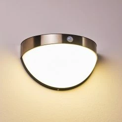 Hofstein Basra Solarleuchte LED Chrom, 1-flammig, Bewegungsmelder -Günstiges Solarleuchten Geschäft basra solarleuchte h3304921 do1 2