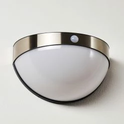 Hofstein Basra Solarleuchte LED Chrom, 1-flammig, Bewegungsmelder -Günstiges Solarleuchten Geschäft basra solarleuchte h3304921 do1 3