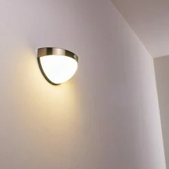 Hofstein Basra Solarleuchte LED Chrom, 1-flammig, Bewegungsmelder -Günstiges Solarleuchten Geschäft basra solarleuchte h3304921 do1 7