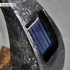 Hofstein Benevento Solarleuchte LED Schwarz, Braun, 1-flammig -Günstiges Solarleuchten Geschäft benevento solarleuchte h3327845 12