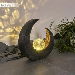 Hofstein Benevento Solarleuchte LED Schwarz, Braun, 1-flammig -Günstiges Solarleuchten Geschäft benevento solarleuchte h3327845 2