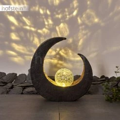 Hofstein Benevento Solarleuchte LED Schwarz, Braun, 1-flammig -Günstiges Solarleuchten Geschäft benevento solarleuchte h3327845 3