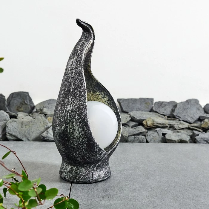 Hofstein Benevento Solarleuchte LED Schwarz, Silber, Gold, 36-flammig 14 Hofstein Benevento Solarleuchte LED Schwarz, Silber, Gold, 36-flammig – Bild 12