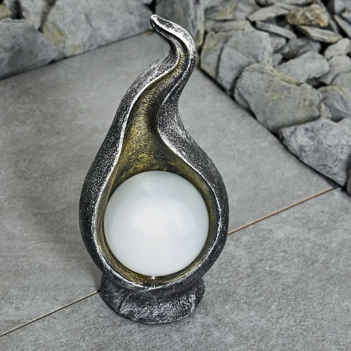 Hofstein Benevento Solarleuchte LED Schwarz, Silber, Gold, 36-flammig 8 Hofstein Benevento Solarleuchte LED Schwarz, Silber, Gold, 36-flammig – Bild 6