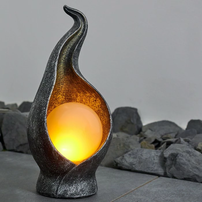 Hofstein Benevento Solarleuchte LED Schwarz, Silber, Gold, 36-flammig 9 Hofstein Benevento Solarleuchte LED Schwarz, Silber, Gold, 36-flammig – Bild 7