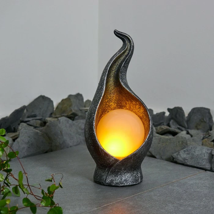 Hofstein Benevento Solarleuchte LED Schwarz, Silber, Gold, 36-flammig 12 Hofstein Benevento Solarleuchte LED Schwarz, Silber, Gold, 36-flammig – Bild 10